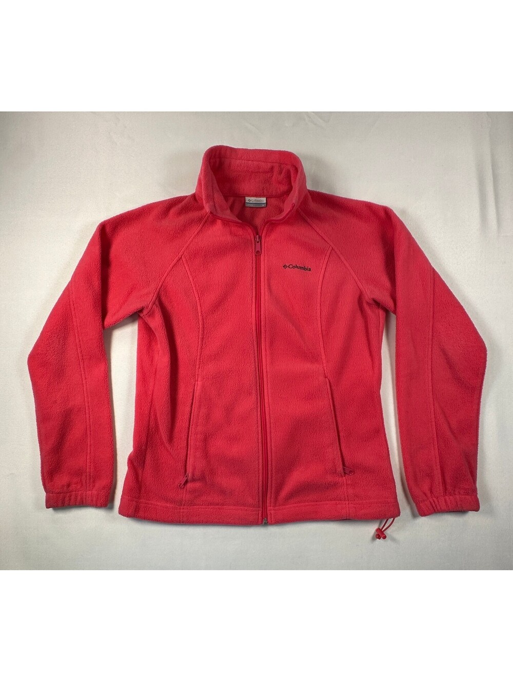 Columbia Benton Springs Full Zip Fleece Jacket Women's Medium Hot Pink Outdoor